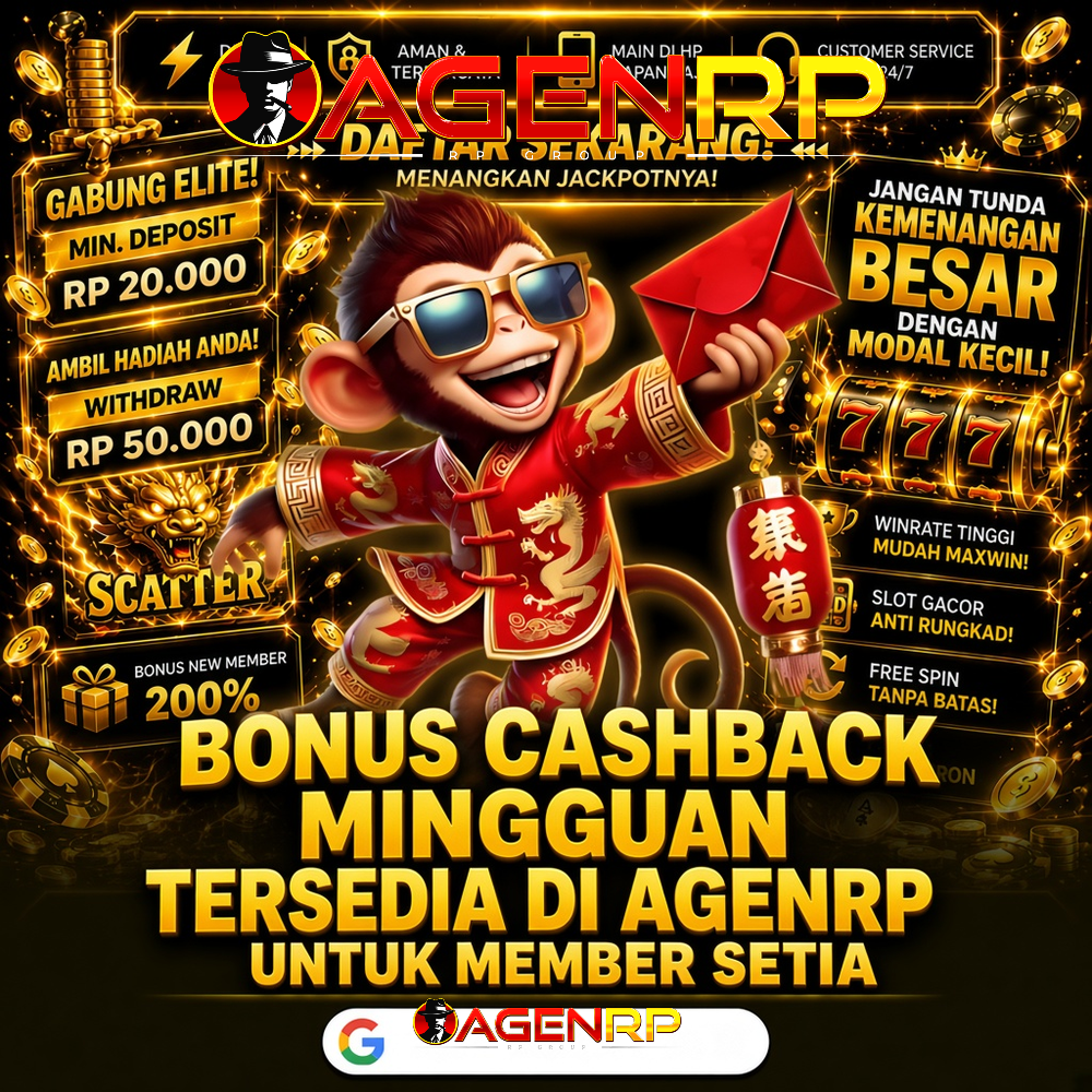 Bonus Cashback Mingguan Tersedia di AGENRP untuk Member Setia dengan Perhitungan yang Transparan